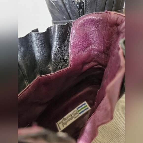 Arnold churgin leather Victorian pleated top boots. Size 40 (9.5) - Picture 9 of 11